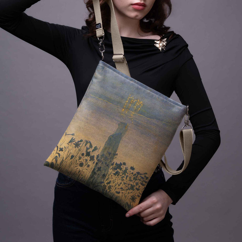 Rankinė per petį  M. K. Čiurlionis „Saulė eina Mergelės ženklu