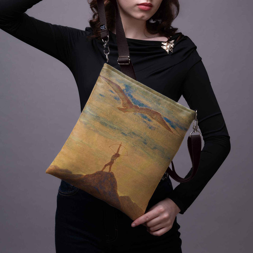 Rankinė per petį  M. K. Čiurlionis „Saulė eina Šaulio ženklu