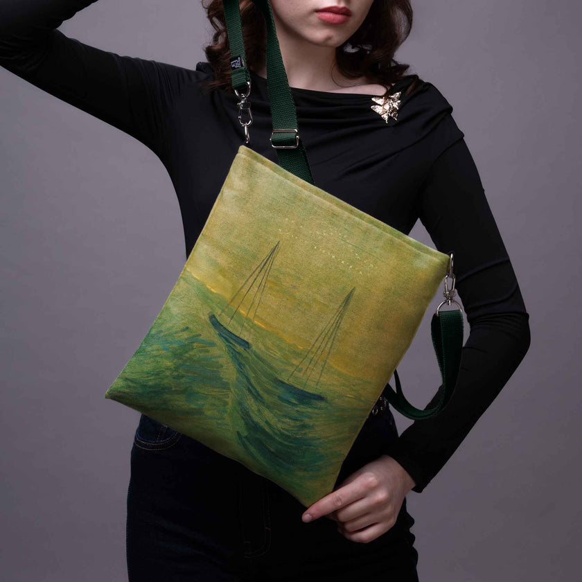 Rankinė per petį  M. K. Čiurlionis „Saulė eina Svarstyklių ženklu