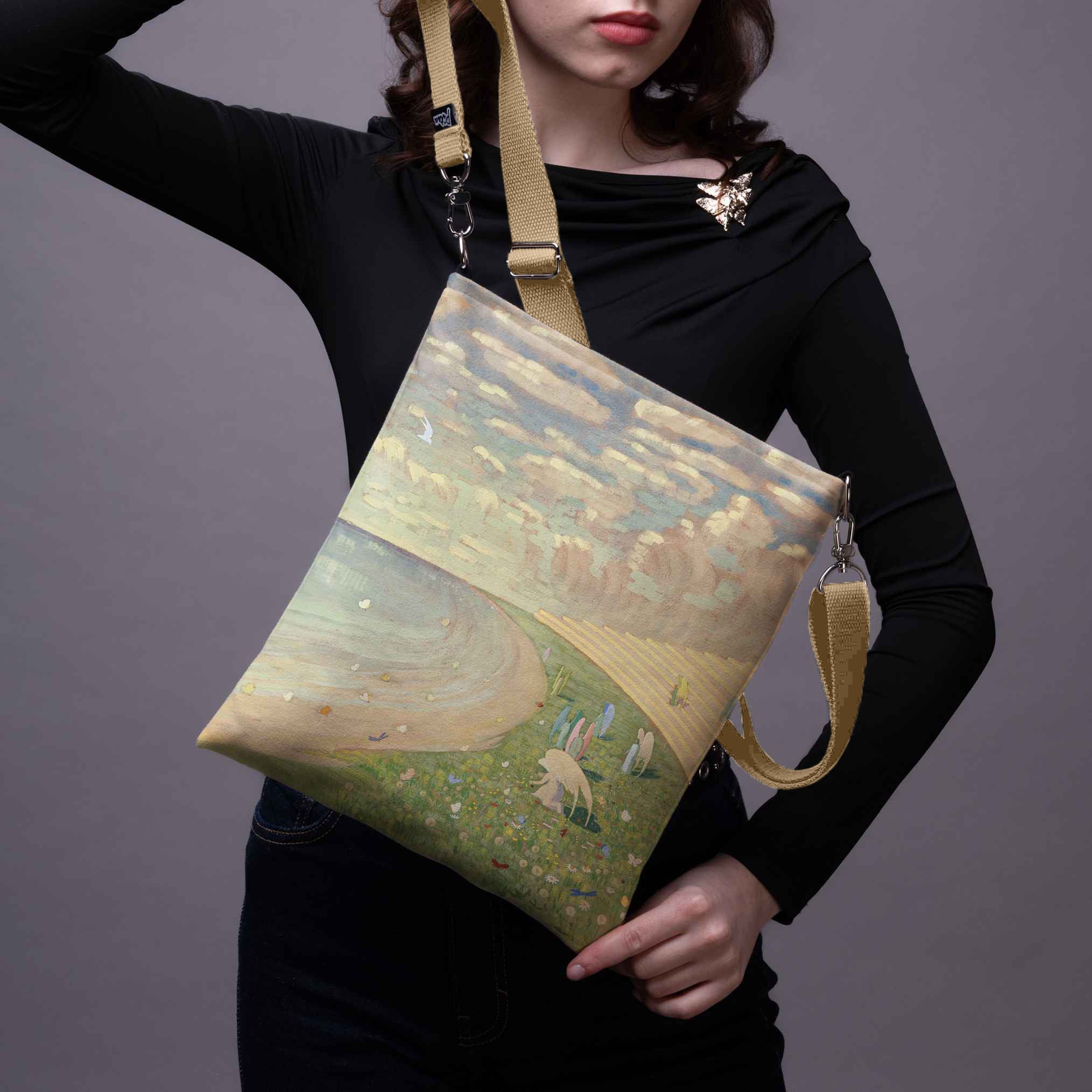Shoulder bag M. K. Čiurlionis "Angels"