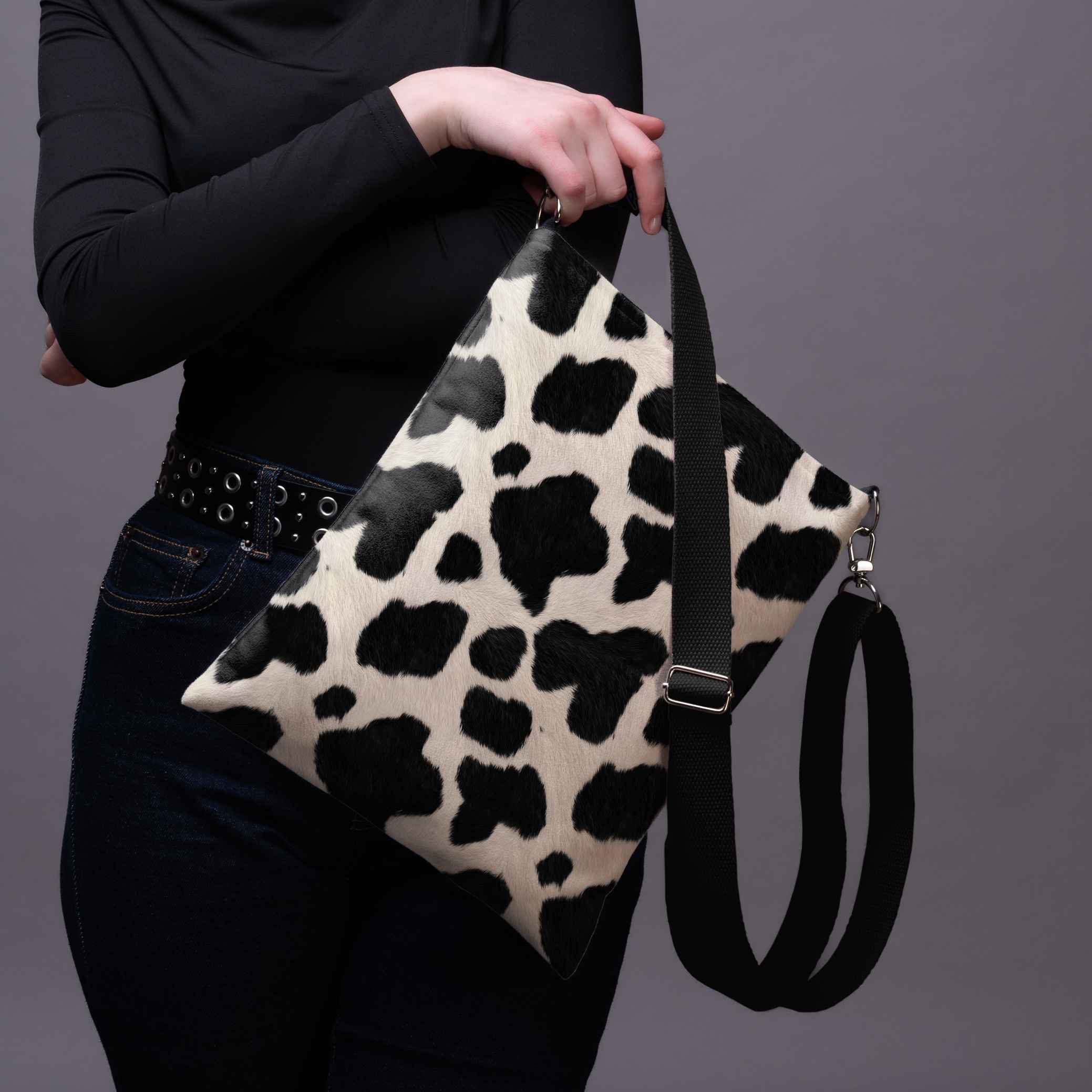 Rankinė per petį Classy „Karvės raštas