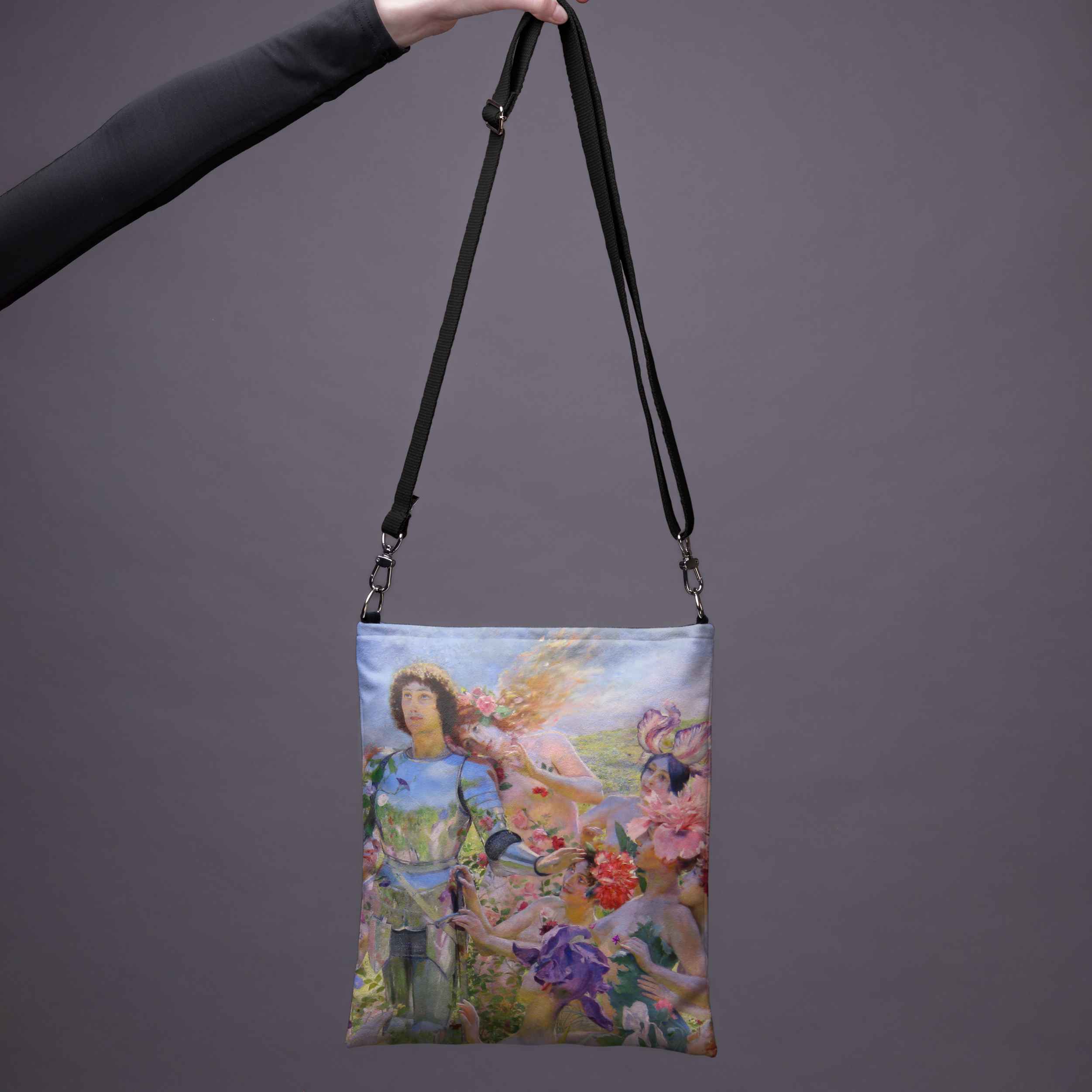 <tc>Shoulder bag <span style="background-color: rgb(247, 247, 247);">Georges Rochegrosse "Flower knight"</span></tc>