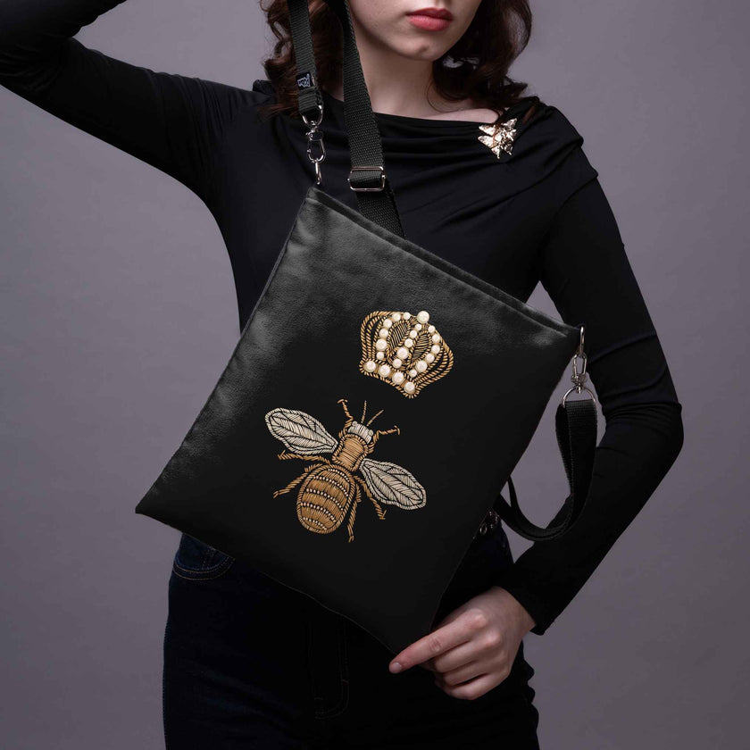 Rankinė per petį Classy  „Auksinė bitė