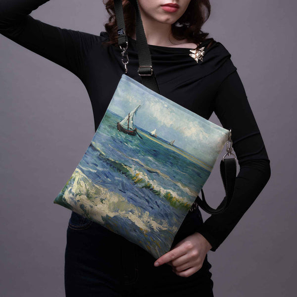 Shoulder bag Vincent van Gogh "The Sea at Les Saintes-Maries-de-la-Mer"