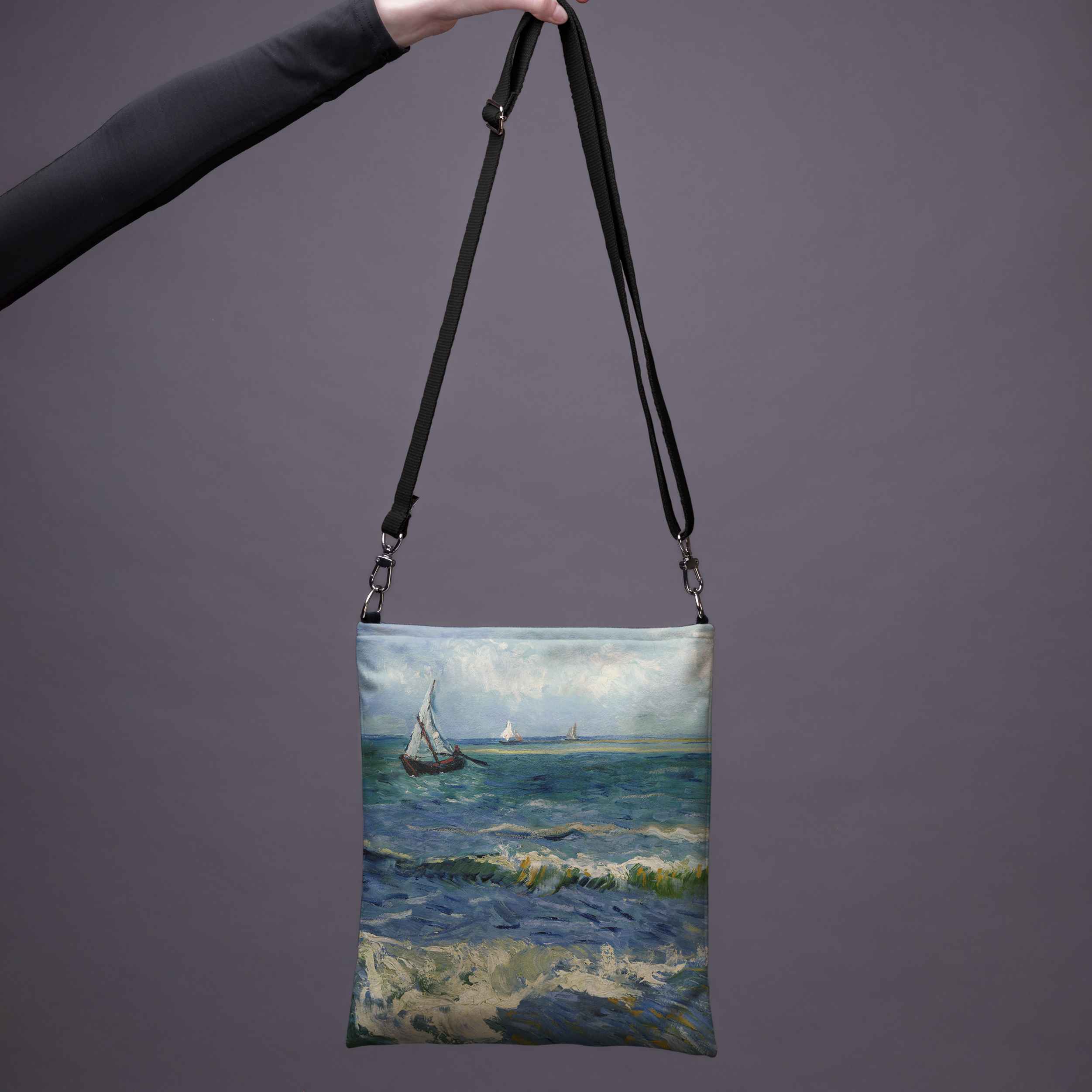 Rankinė per petį Vincent van Gogh „The Sea at Les Saintes-Maries-de-la-Mer"