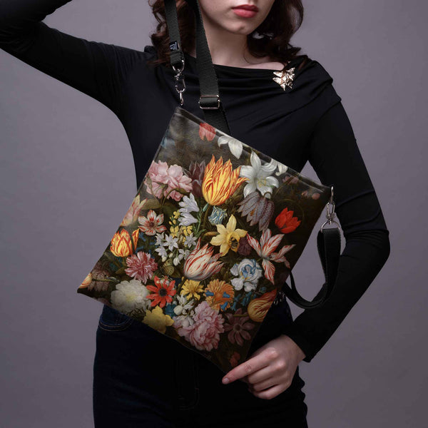 Shoulder bag Ambrosius Bosschaert "Still life of flowers"