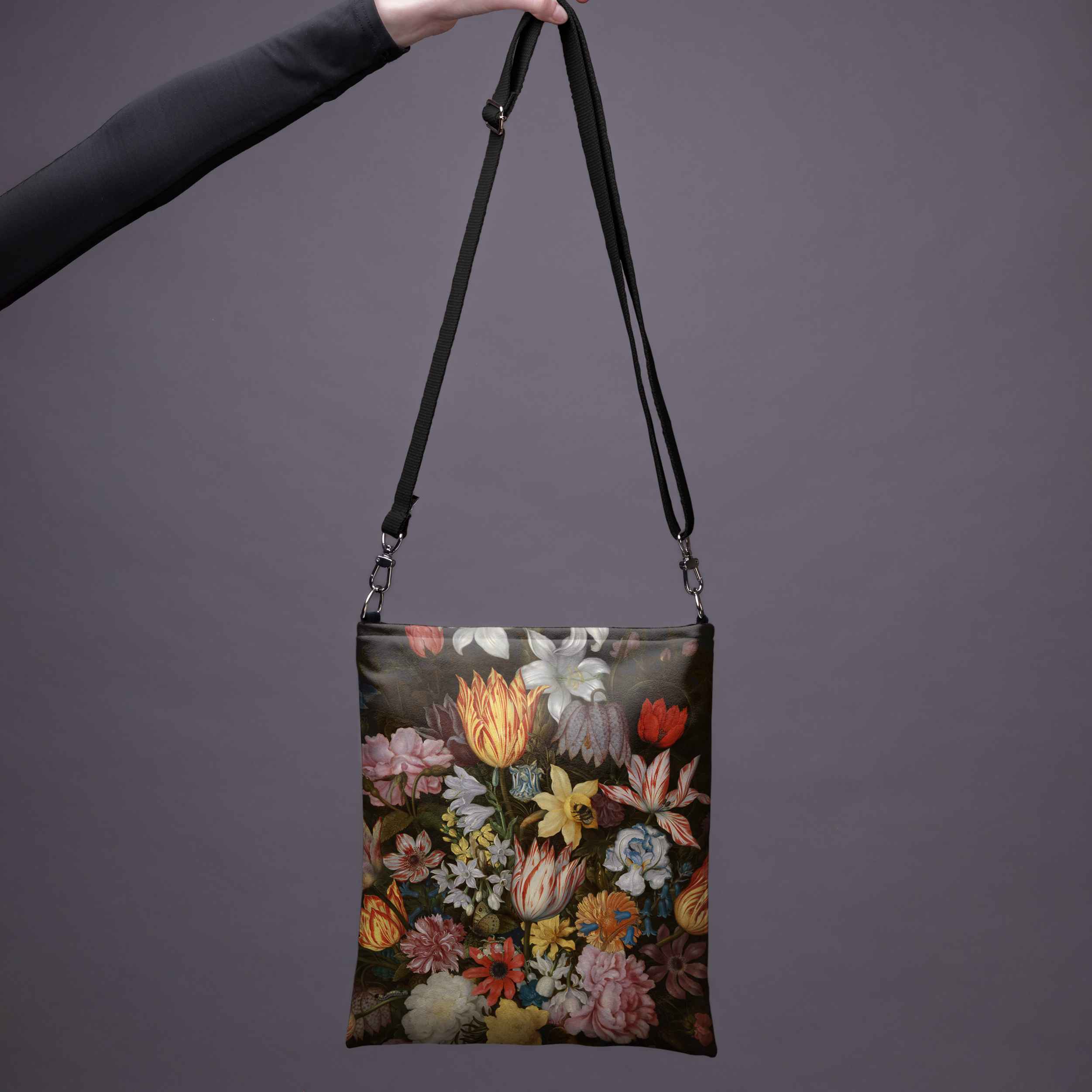 Shoulder bag Ambrosius Bosschaert "Still life of flowers"