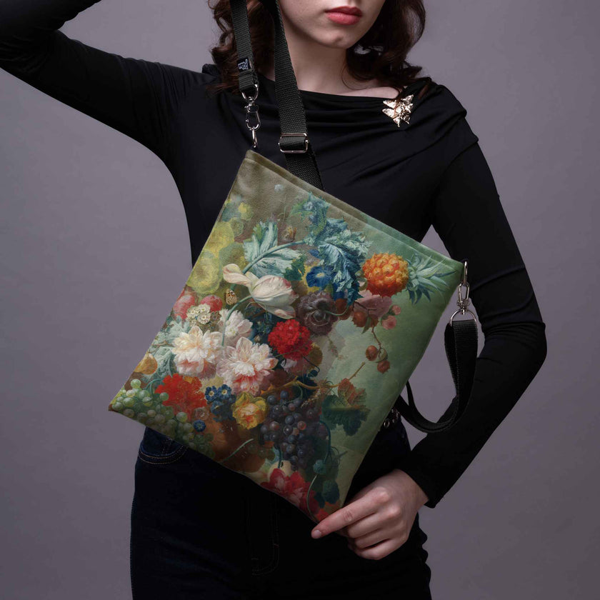 Rankinė per petį Jan van Os „Fruit and Flowers in a Terracotta Vase