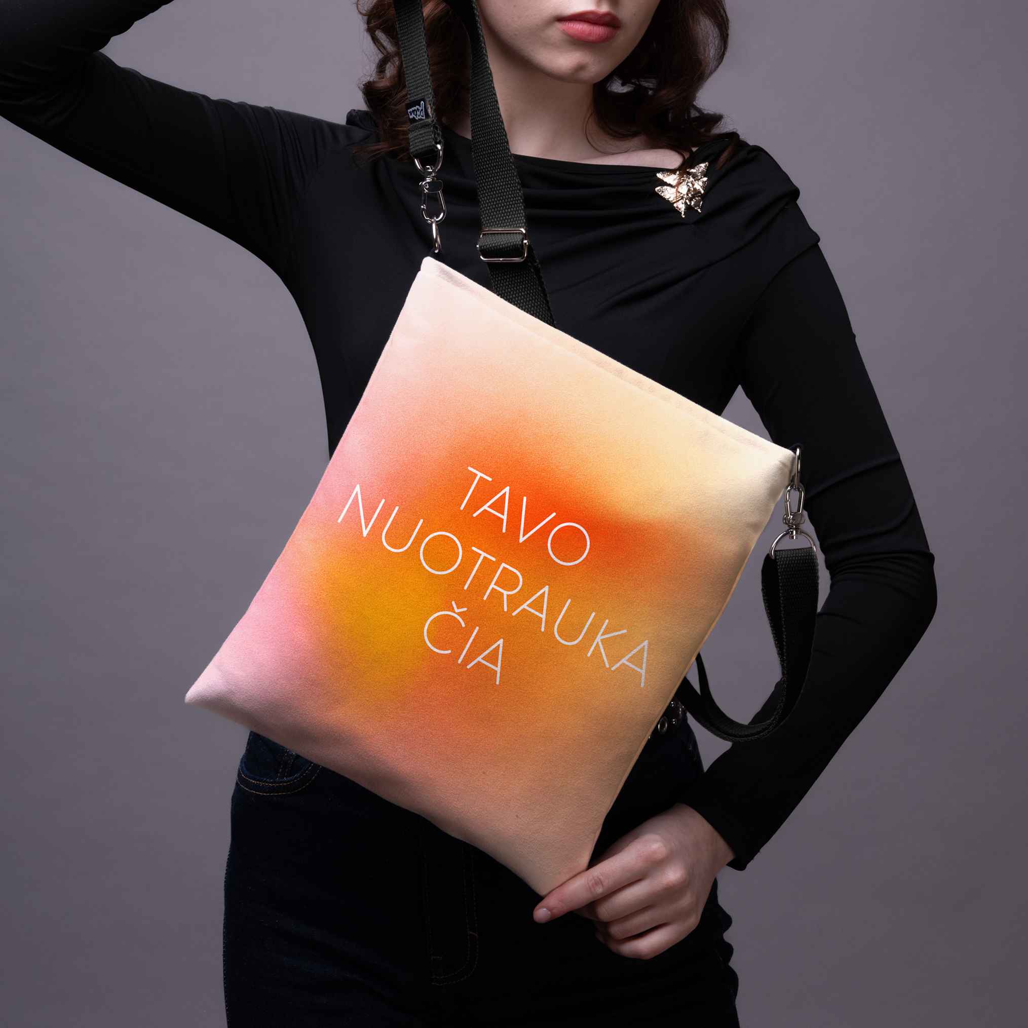 Rankinė per petį  su jūsų nuotrauka