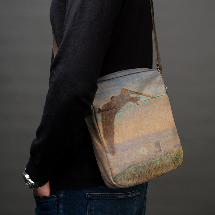Men’s Premium Crossbody Bag M. K. Čiurlionis „Fairytale II“