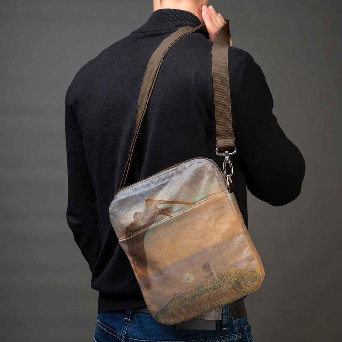 Men’s Premium Crossbody Bag M. K. Čiurlionis „Fairytale II“