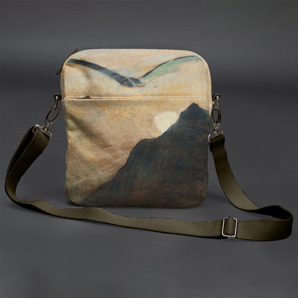 Vyriška rankinė per petį premium M. K. Čiurlionis „Žinia“