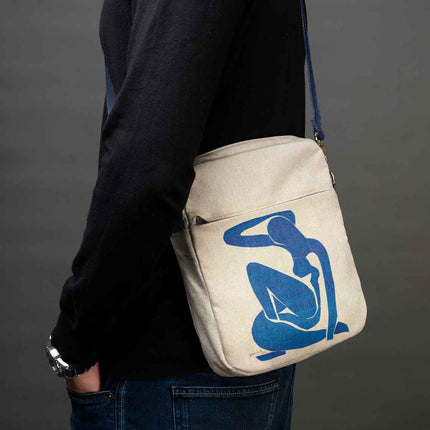 Vyriška rankinė per petį premium Henri Matisse „Blue Nude“