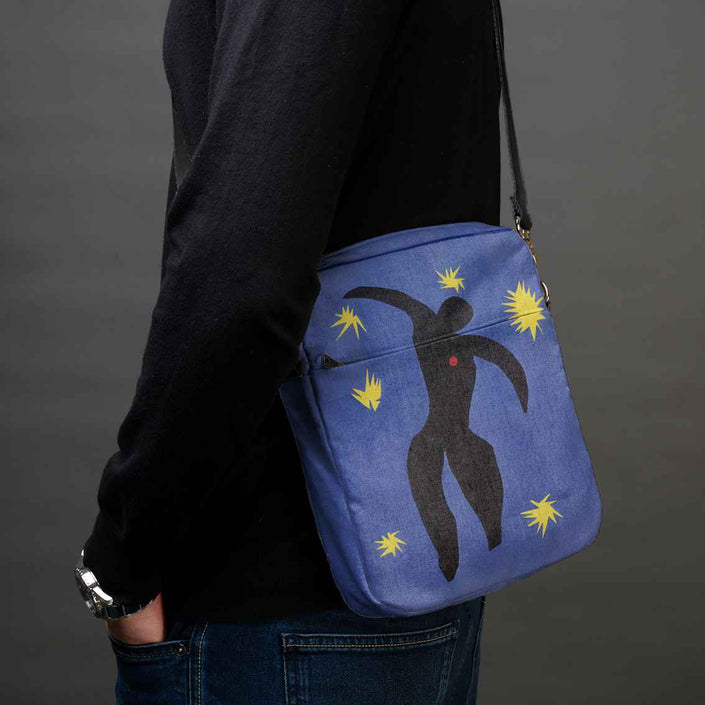 Vyriška rankinė per petį premium Henri Matisse „Icarus“