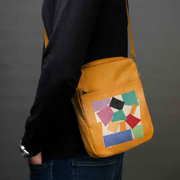 Vyriška rankinė per petį premium Henri Matisse „The Snail“