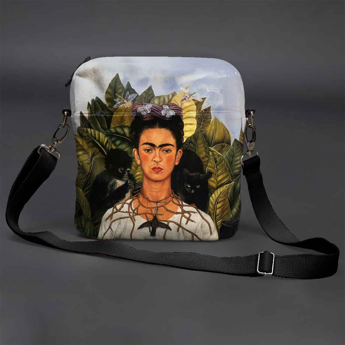 Men’s Premium Crossbody Bag M. K. Čiurlionis „Towers