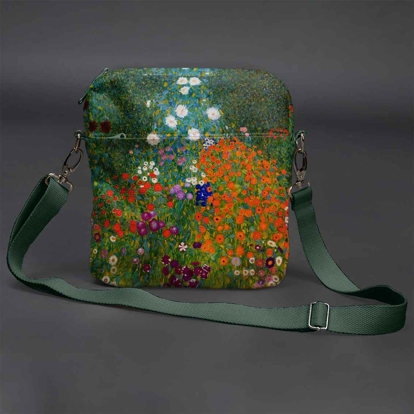 Men’s Premium Crossbody Bag M. K. Čiurlionis „Towers
