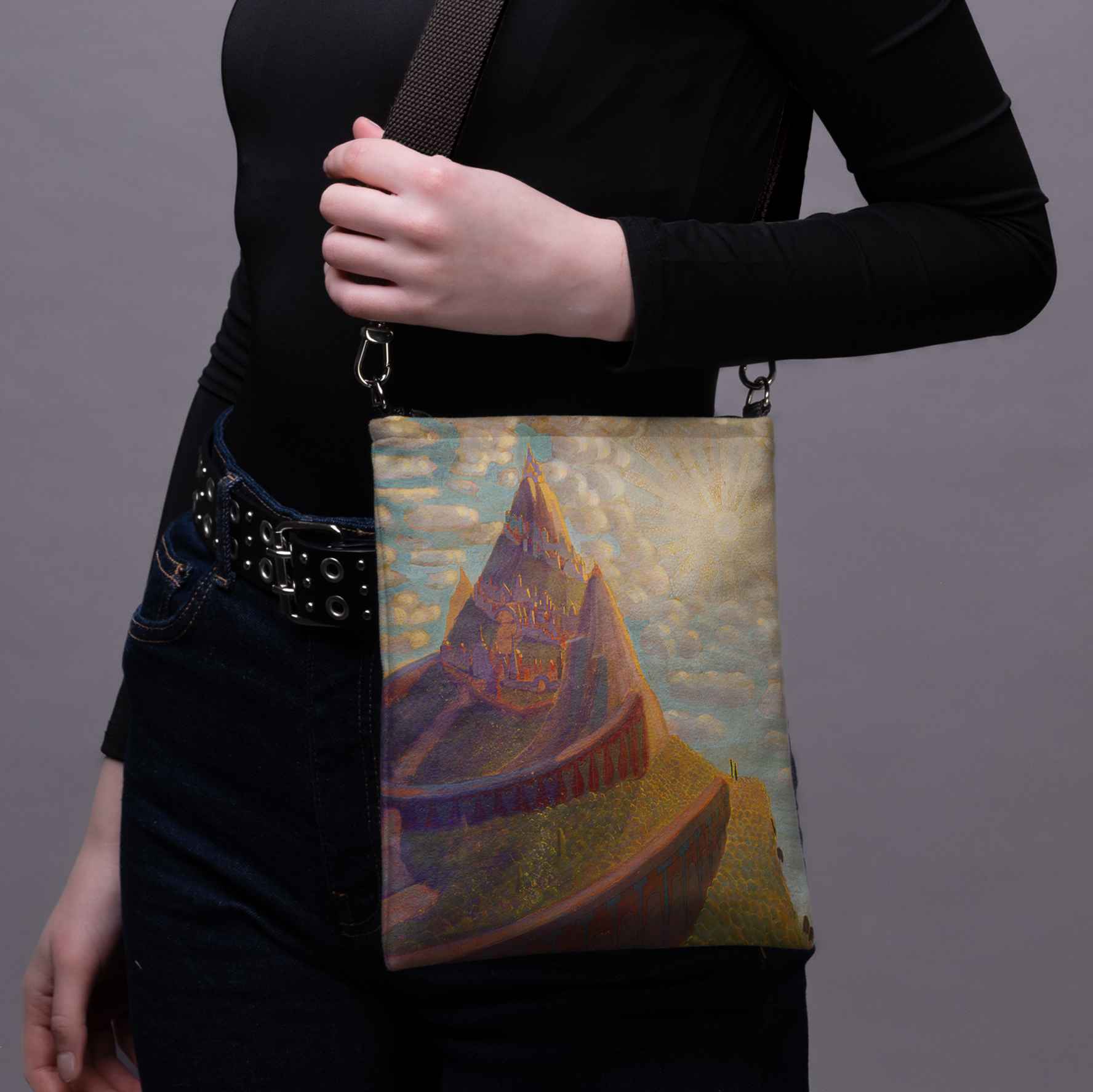 Shoulder bag M. K. Čiurlionis "Castle Tale"