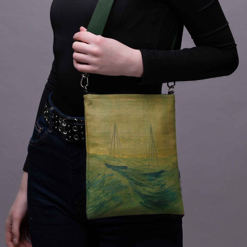 Rankinė per petį  M. K. Čiurlionis „Saulė eina Svarstyklių ženklu