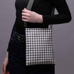 Classy Houndstooth Shoulder Bag