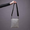 Classy Houndstooth Shoulder Bag
