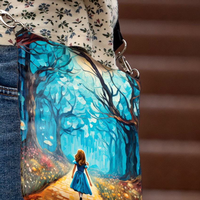 <tc>Shoulder bag Imagine "Alice's journey"</tc>