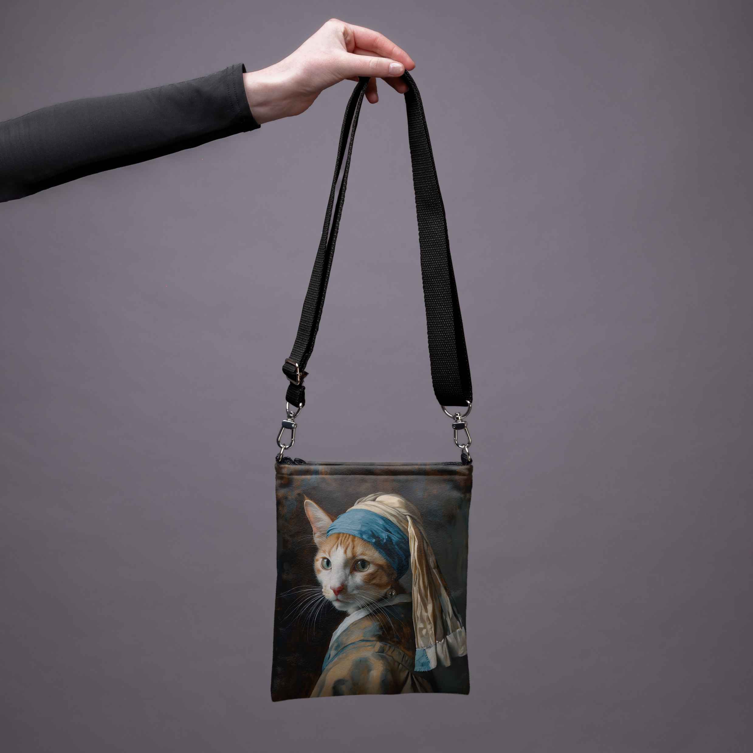 <tc>Shoulder bag Imagine "Cat with a Pearl earring"</tc>