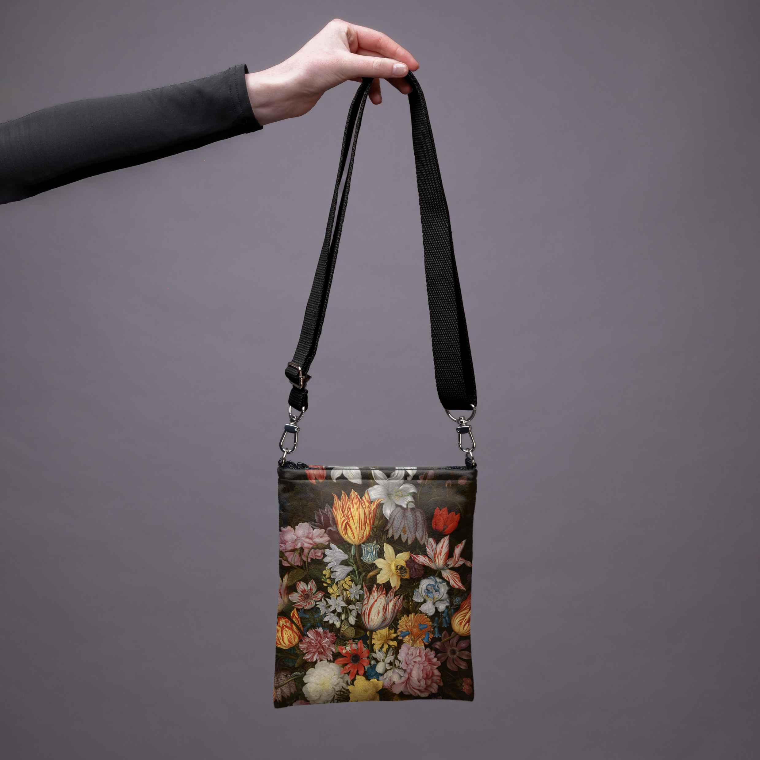 Shoulder bag Ambrosius Bosschaert "Still life of flowers"