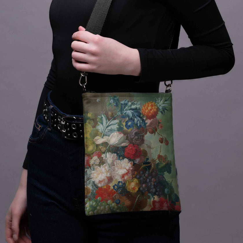 Rankinė per petį Jan van Os „Fruit and Flowers in a Terracotta Vase