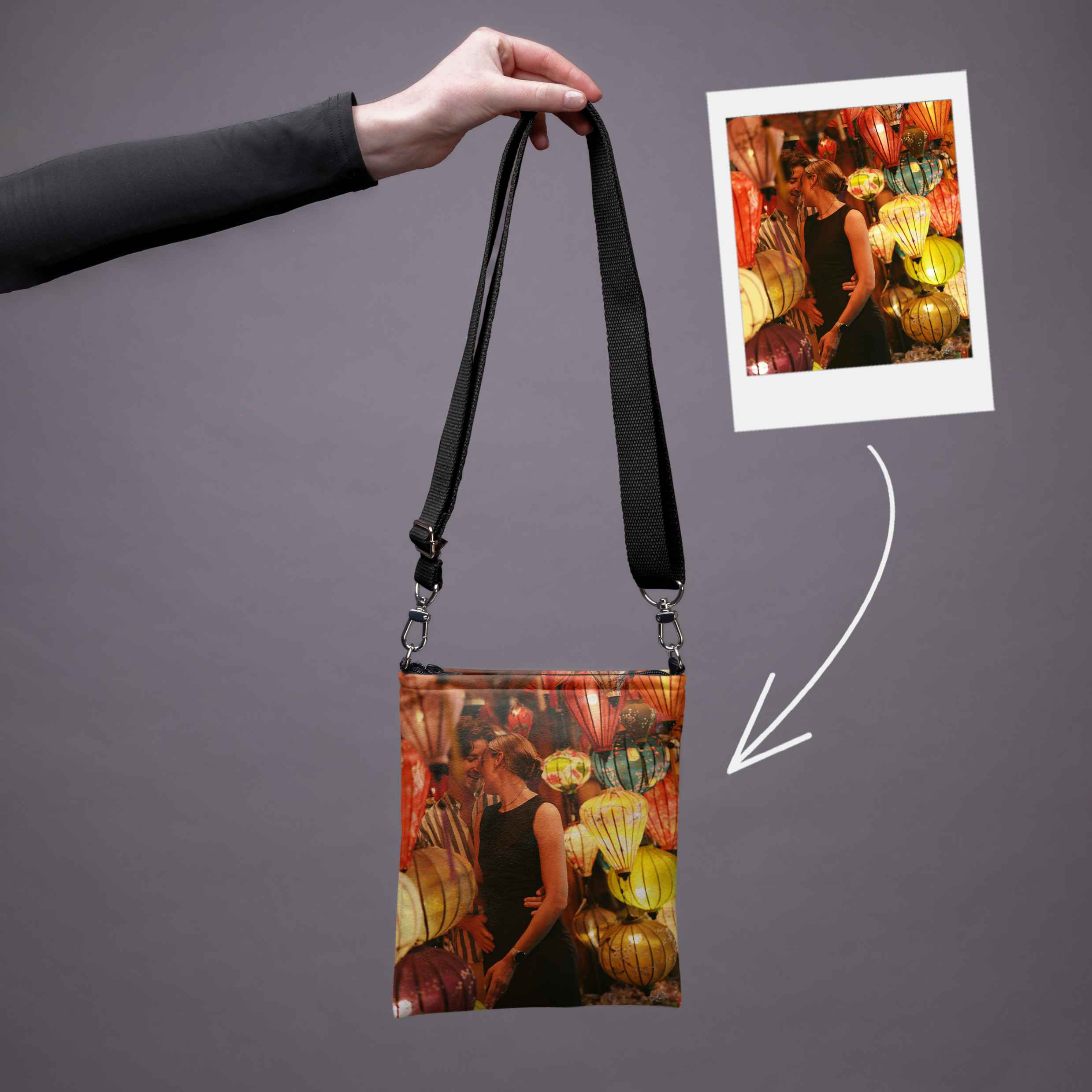 Rankinė per petį  su jūsų nuotrauka