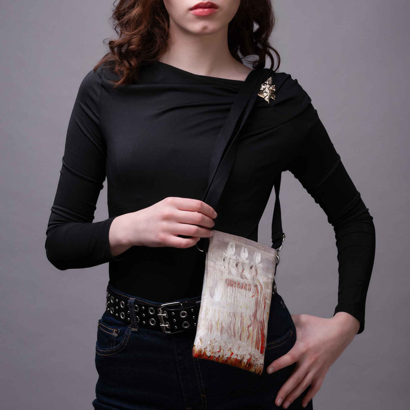 Telefono rankinė M. K. Čiurlionis „Pasaulio sutvėrimas (VIII)