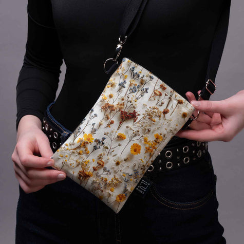 Telefono rankinė Gėlės „Džiovinta puokštė