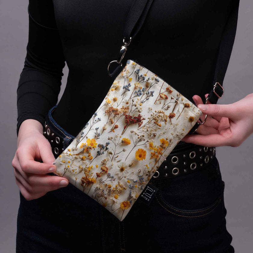 Telefono rankinė Gėlės „Džiovinta puokštė