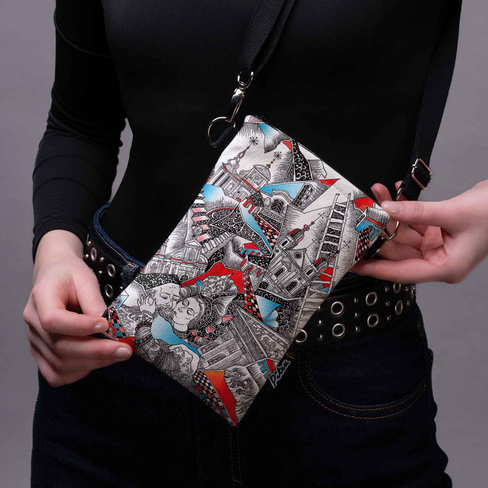 Telefono rankinė Aušra Čapskytė „Pabučiavimas. Linkėjimai iš Vilniaus