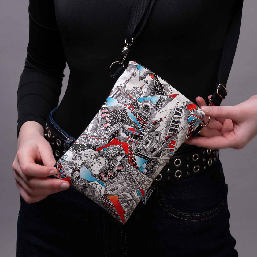 Telefono rankinė Aušra Čapskytė „Pabučiavimas. Linkėjimai iš Vilniaus