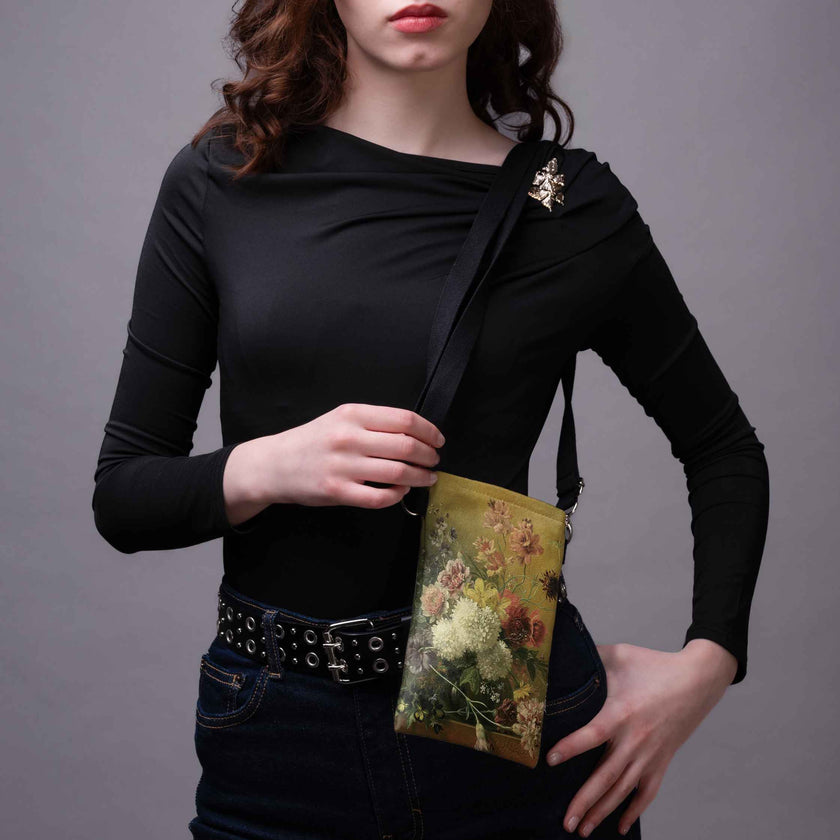 Telefono rankinė Gregorius van Os „Still Life with Flowers