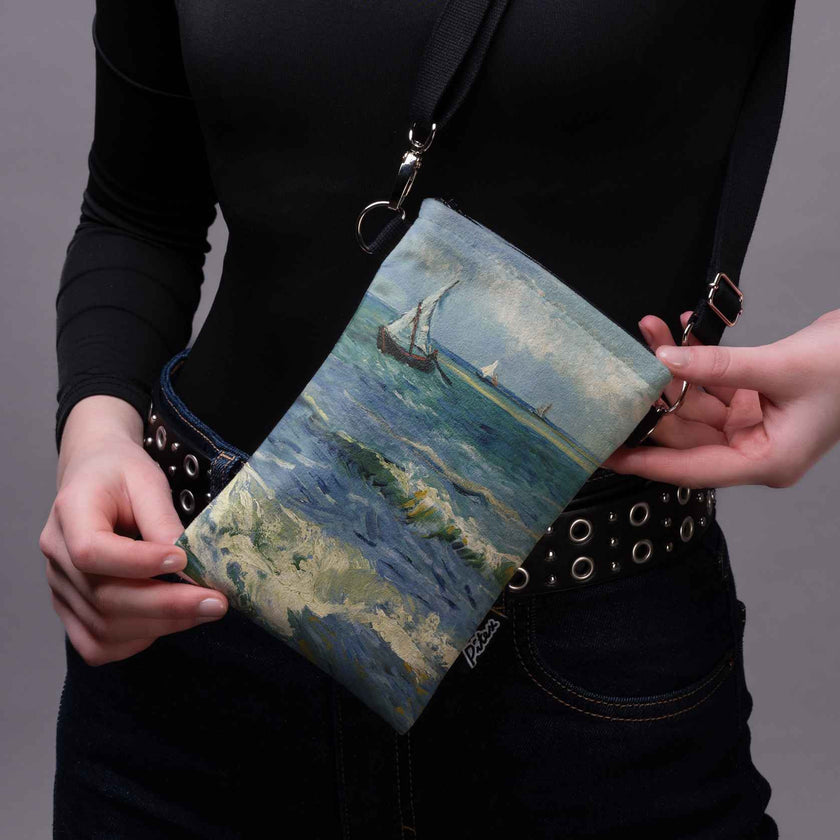 Telefono rankinė Vincent Van Gogh „The Sea At Les Saintes-Maries-De-La-Mer