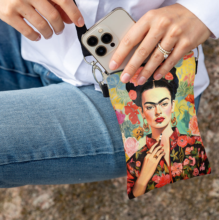 Telefono rankinė Imagine "Frida gėlėse"