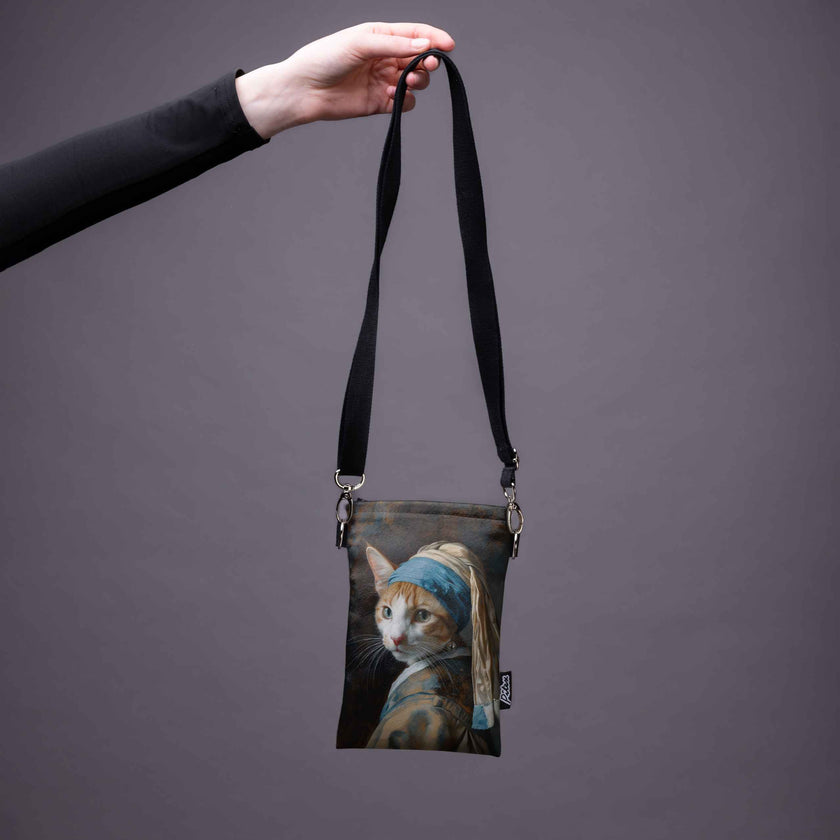 Telefono rankinė Imagine „Katė su perlo auskaru