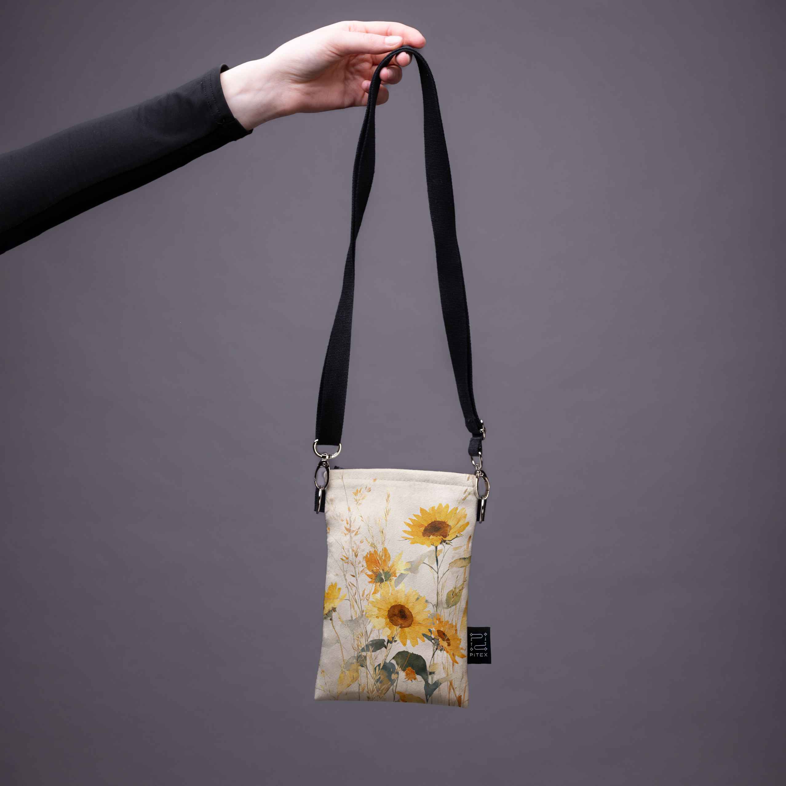 Telefono rankinė Gėlės „Saulėgražų puokštė