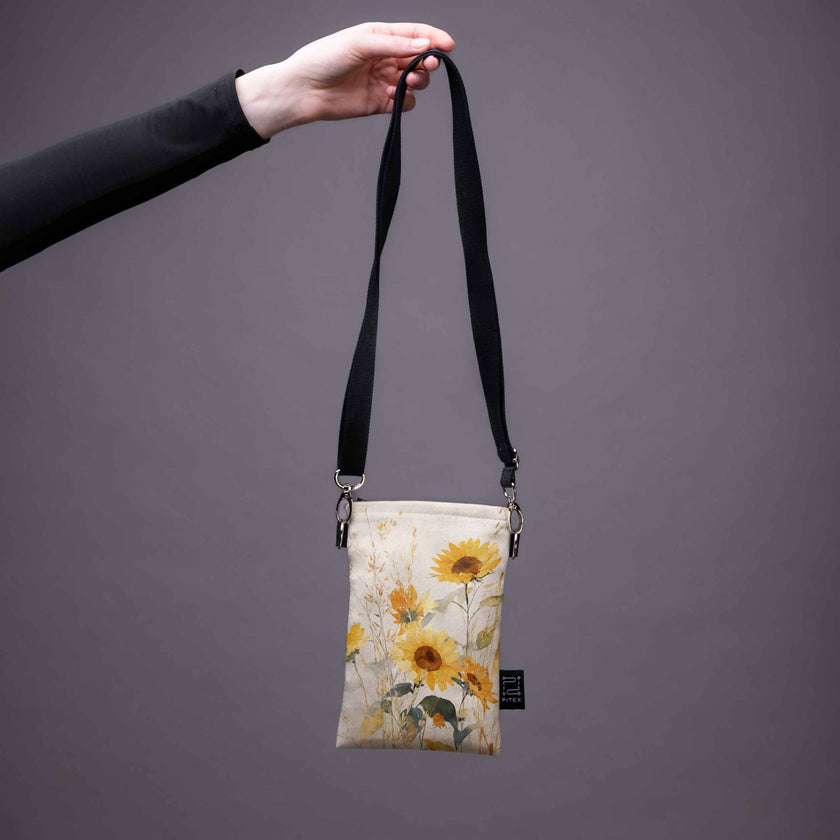 Telefono rankinė Gėlės „Saulėgražų puokštė