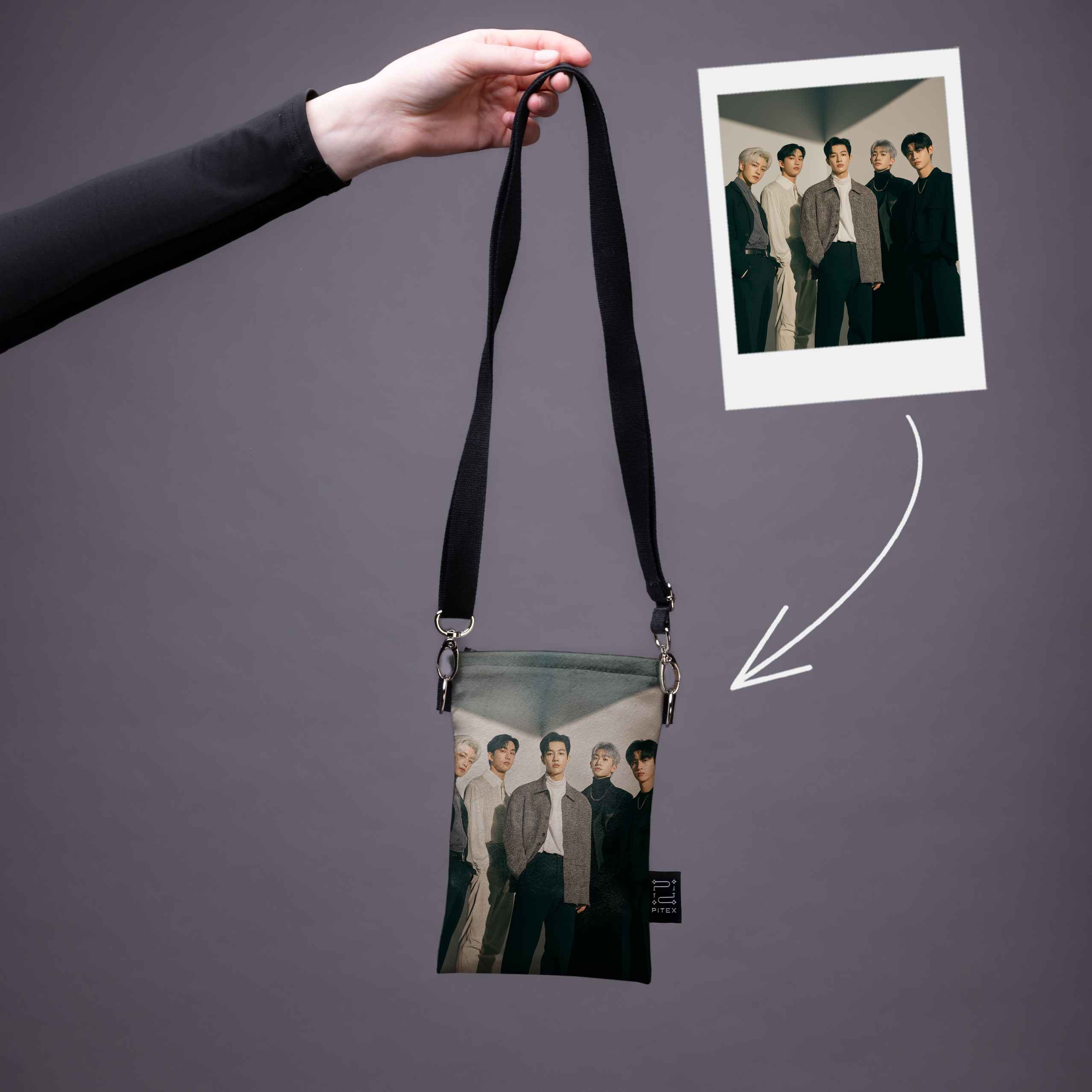 Telefono rankinė su jūsų nuotrauka