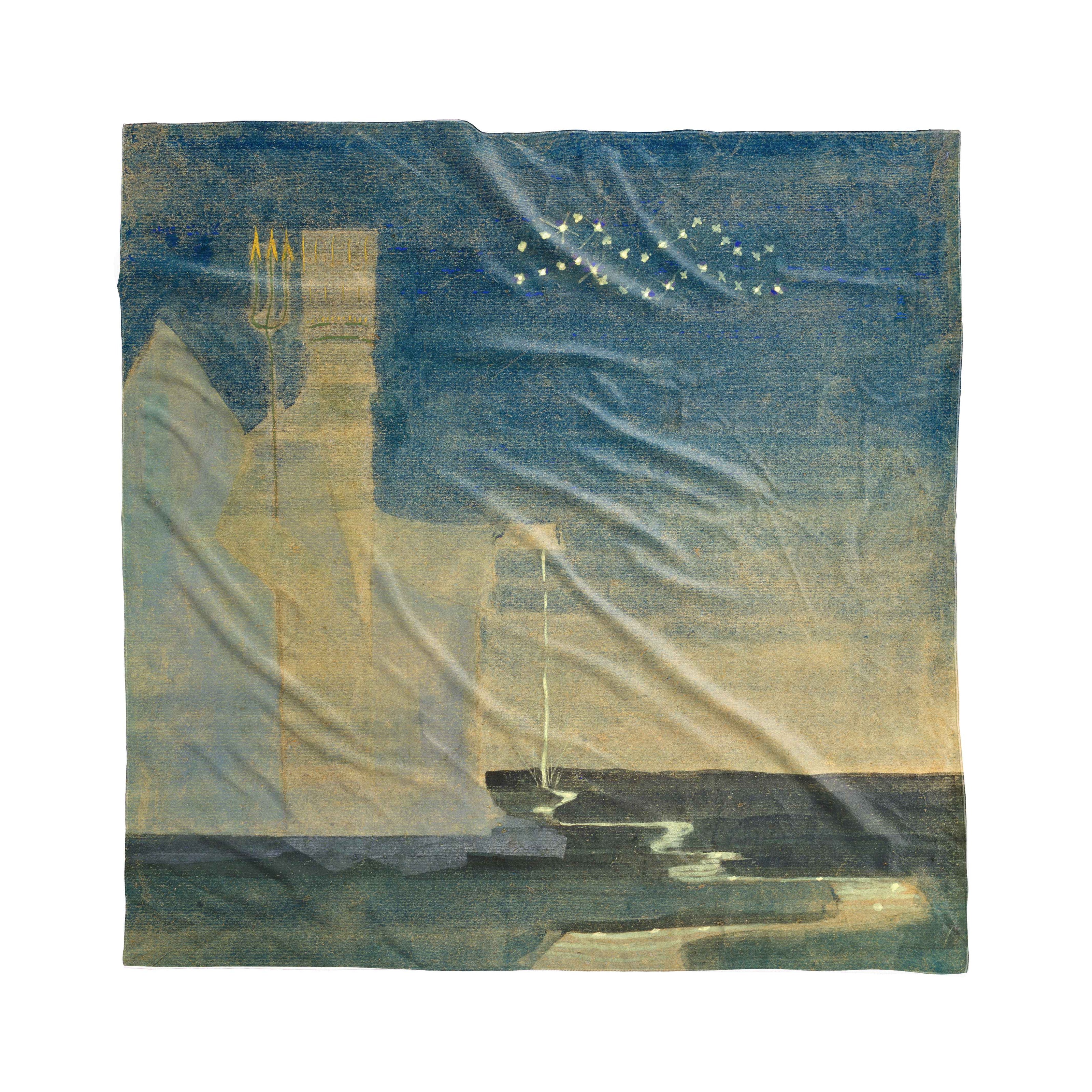 Skarelė M. K. Čiurlionis „Saulė eina Vandenio ženklu