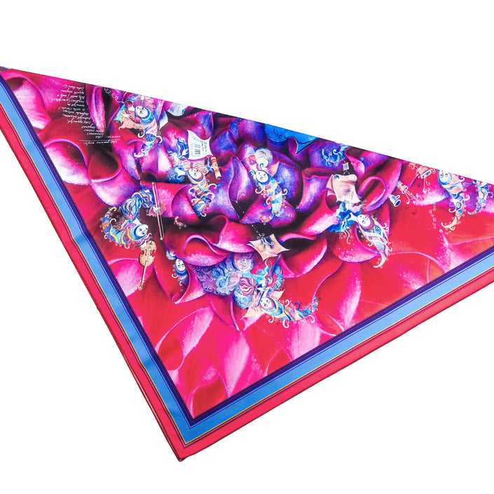 Skarelės ant kaklo moterims Aušra Čapskytė Gyvenimas jurgine arba Silkės su cinamonu receptas, sulankstyta, Lietuvos menininkų kolekcija,stilingi mados aksesuarai 2023