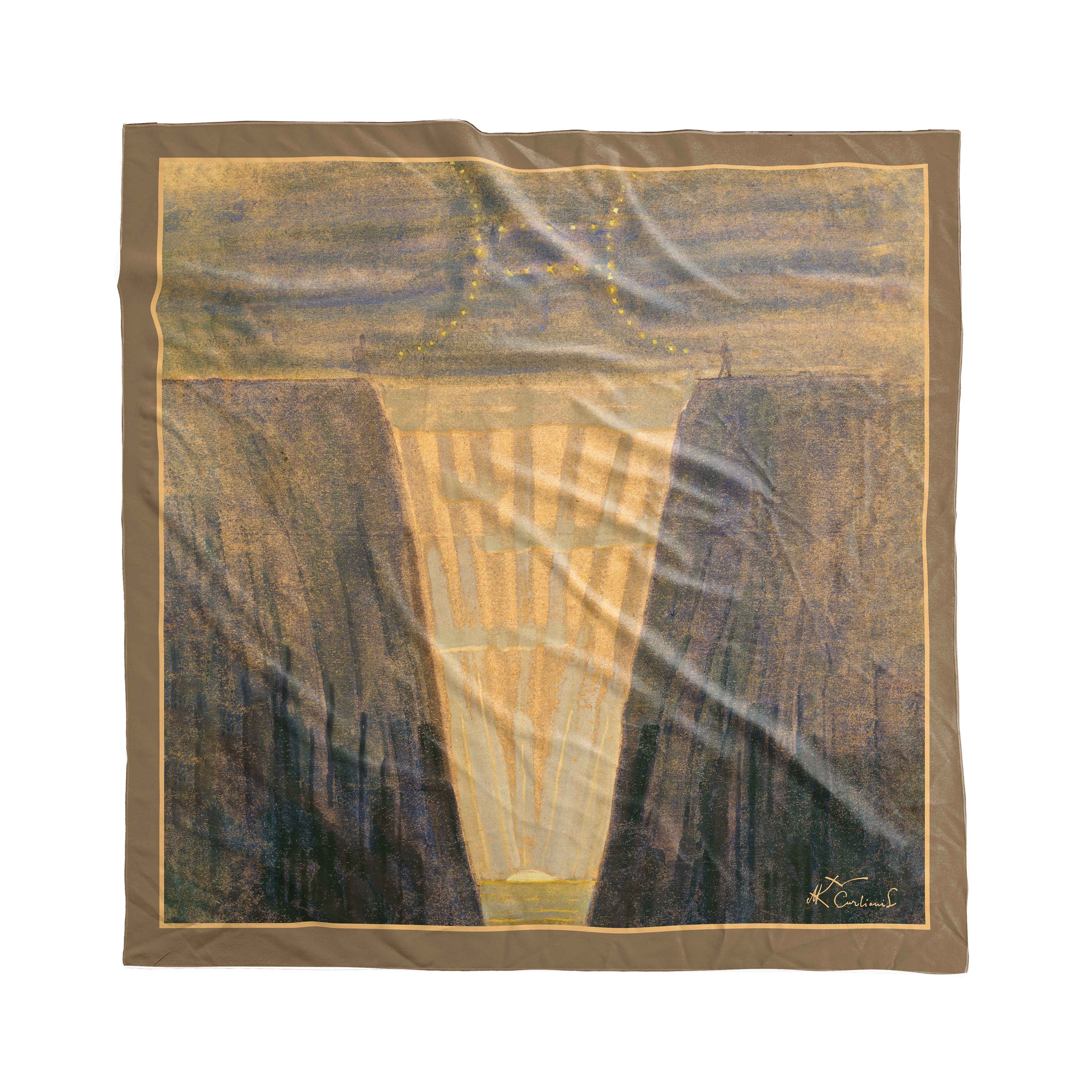 Skarelė M. K. Čiurlionis „Saulė eina Dvynių ženklu