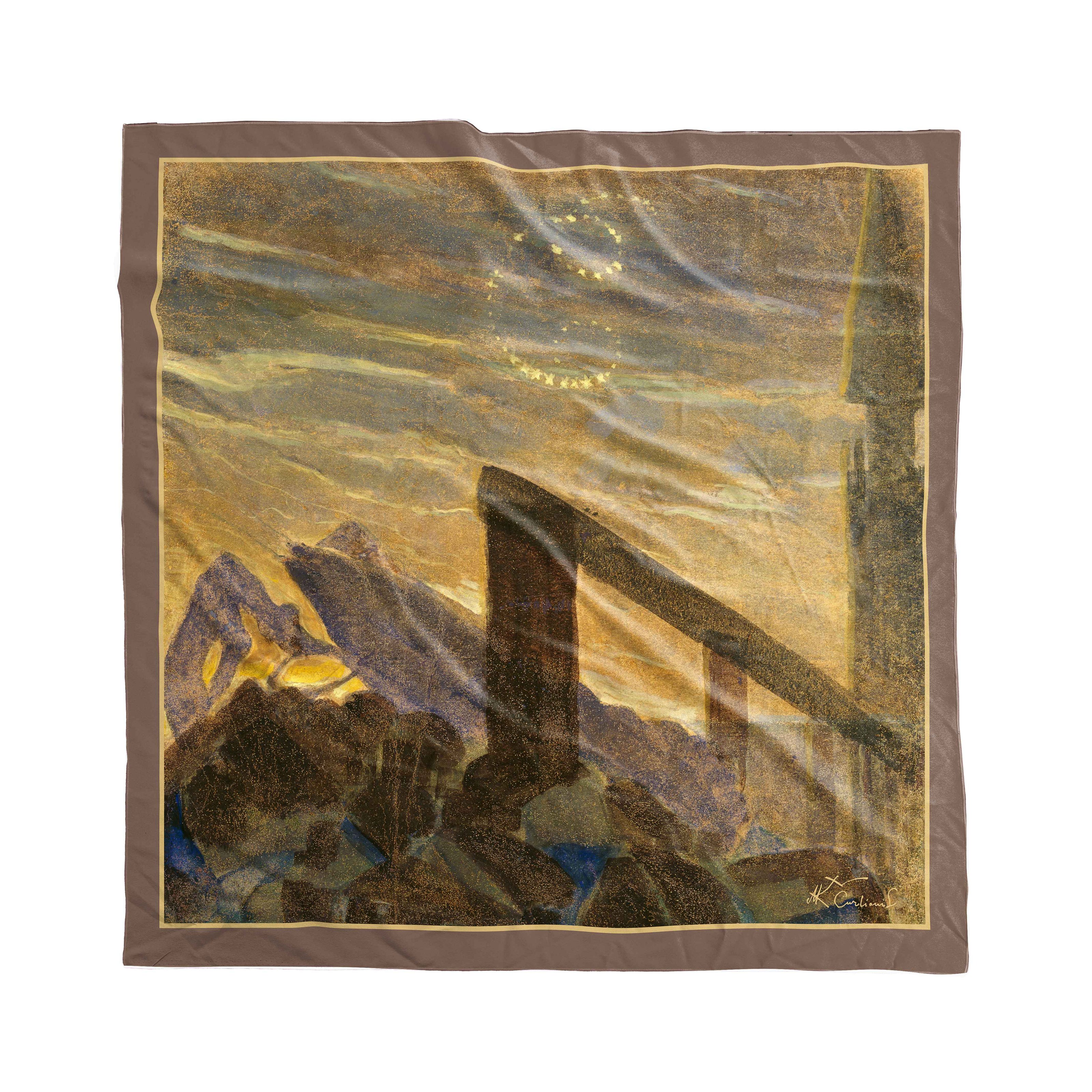 Skarelė M. K. Čiurlionis „Saulė eina Vėžio ženklu