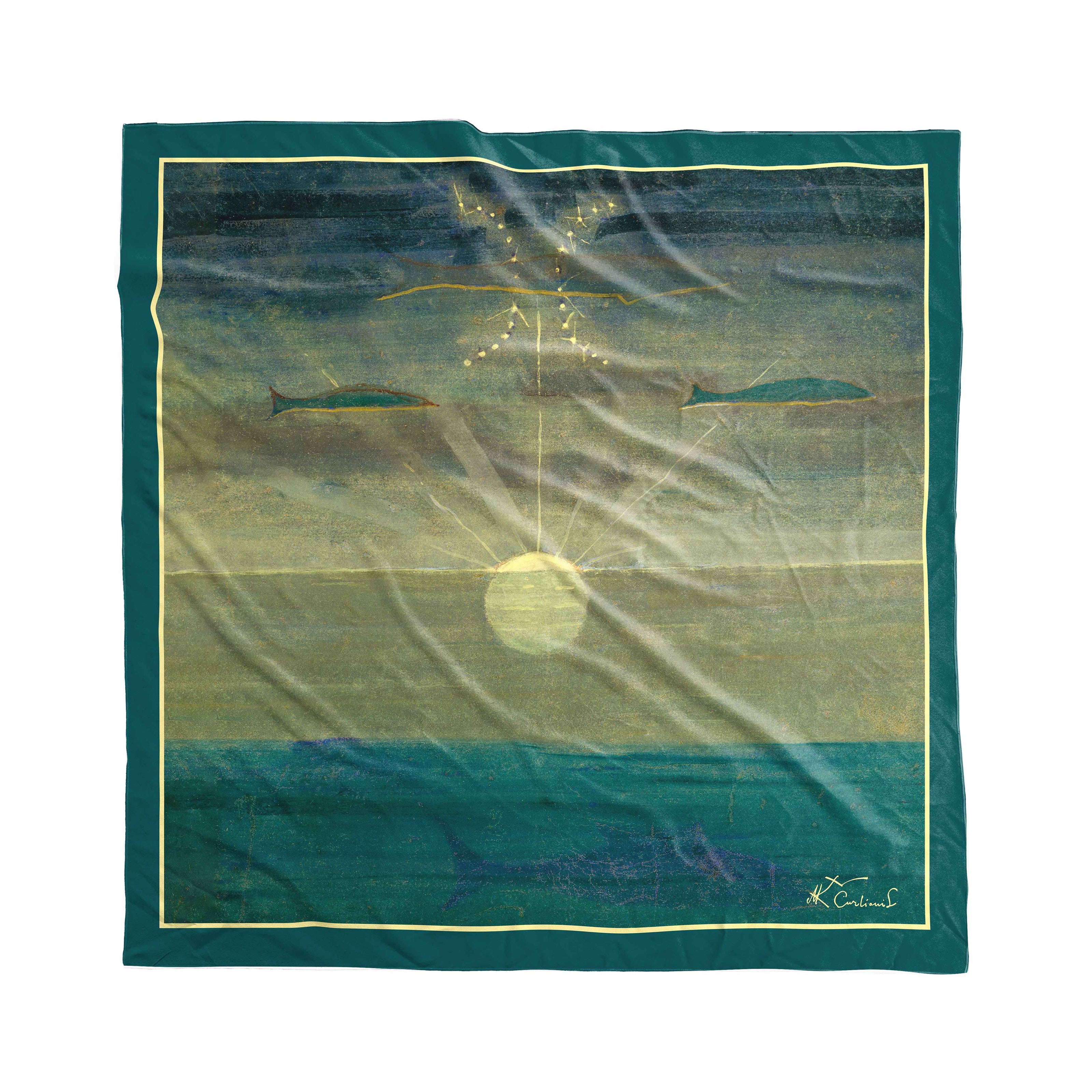 Skarelė M. K. Čiurlionis „Saulė eina Žuvų ženklu