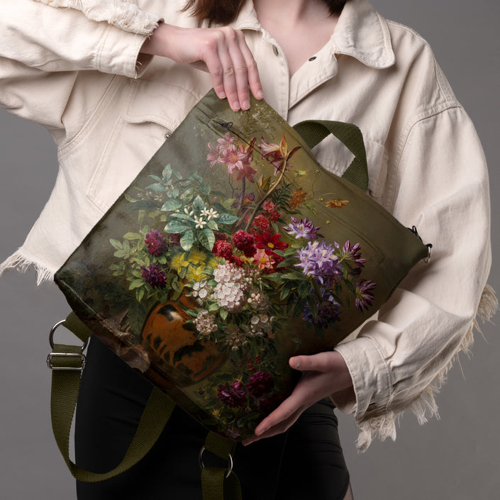 Kuprinė No.3 Gregorius van Os „Still Life With Flowers In A Greek Vase