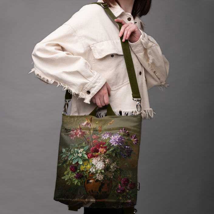 Kuprinė No.3 Gregorius van Os „Still Life With Flowers In A Greek Vase