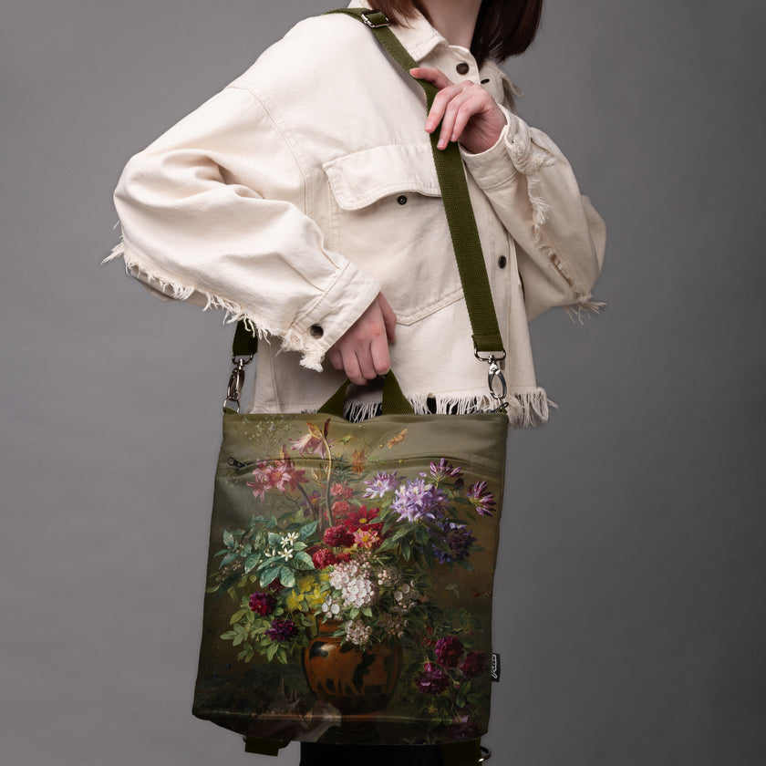 Kuprinė No.3 Gregorius van Os „Still Life With Flowers In A Greek Vase